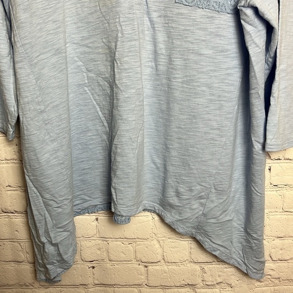 Chico's Cam Crochet-Inset Tee - Picture 5 of 12